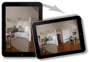 360° Player für interaktive Panoramen auf dem iPhone und iPad